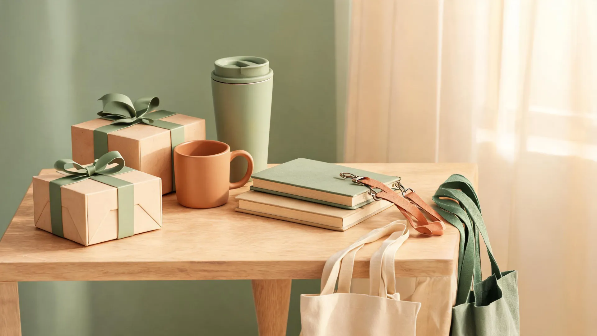 Styled corporate gifting room
