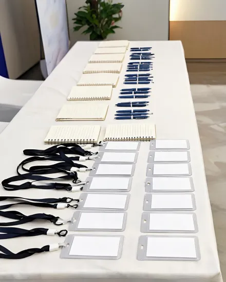 Conference registration supplies