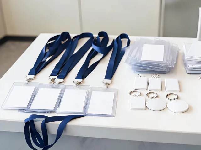 Custom lanyards and badges